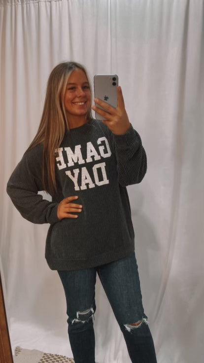 Game Day Corded Sweatshirt