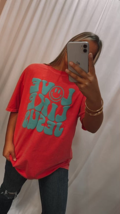 Love Like Jesus Puff Tee