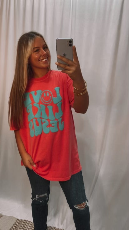 Love Like Jesus Puff Tee