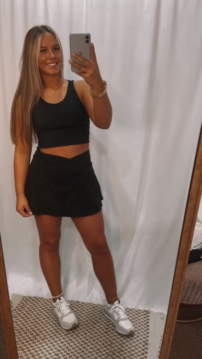 Ally Athletic Skort - BLACK