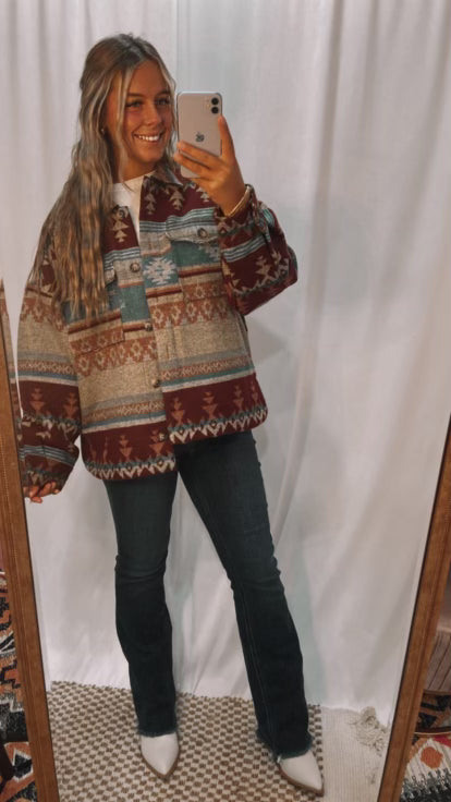 Chelsea Aztec Shacket