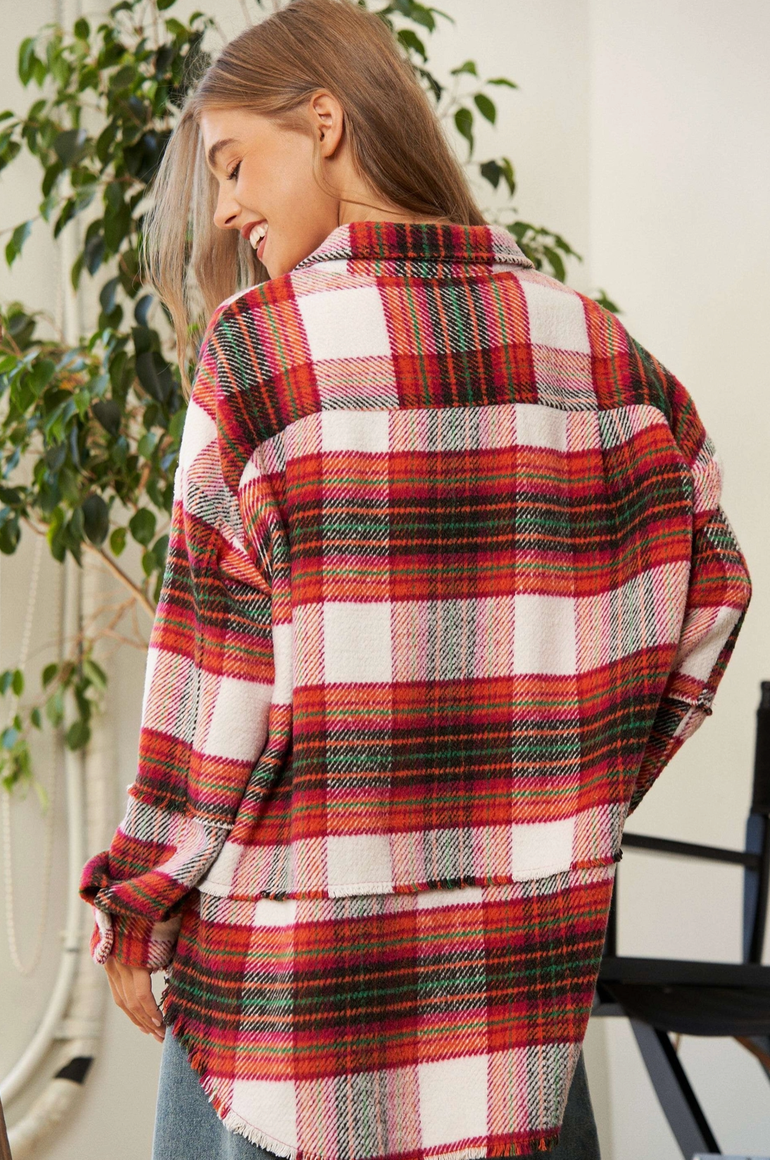 Mollie Multi Plaid Shacket