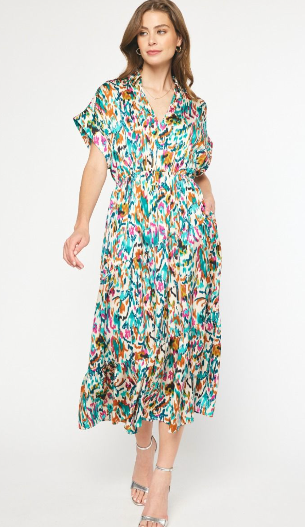 Alex Printed Maxi Dress