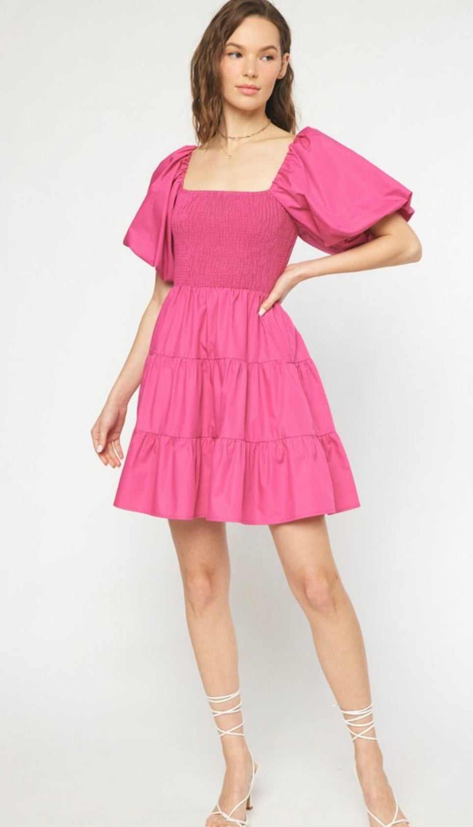 If I Know Me Puff Sleeve Dress