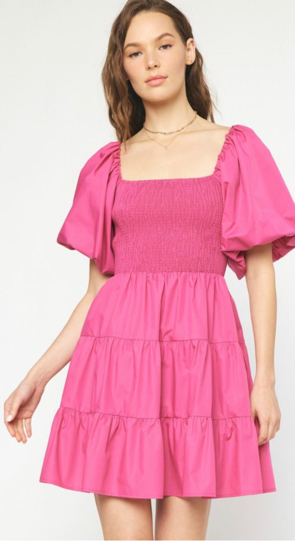 If I Know Me Puff Sleeve Dress