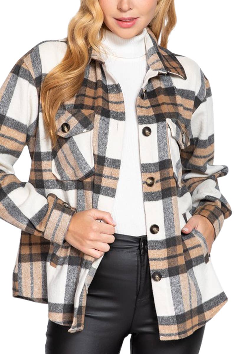 Plaid About You Shacket