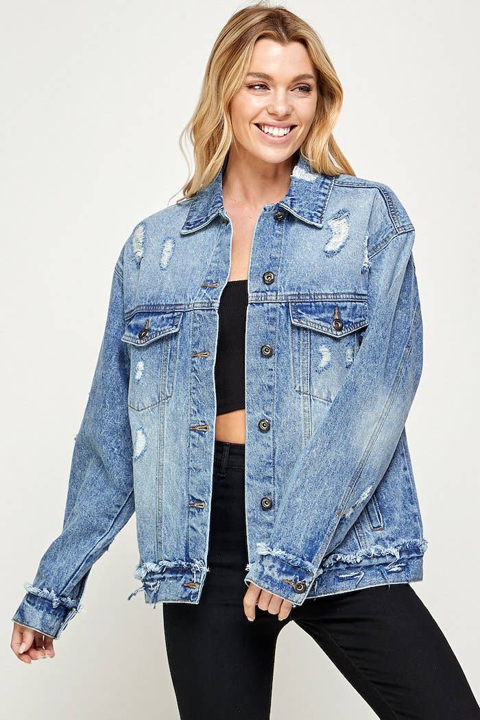 Dixie Oversized Jean Jacket