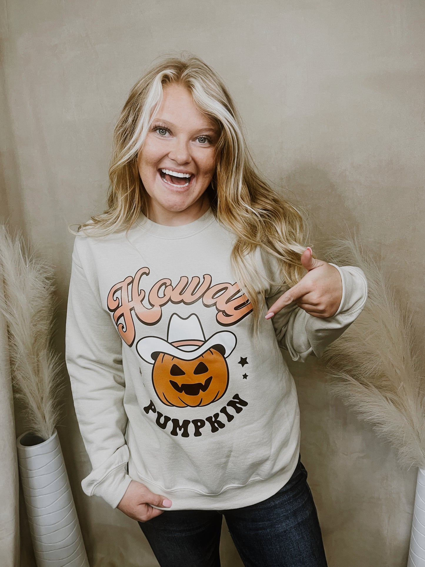 Howdy Pumpkin Crewneck