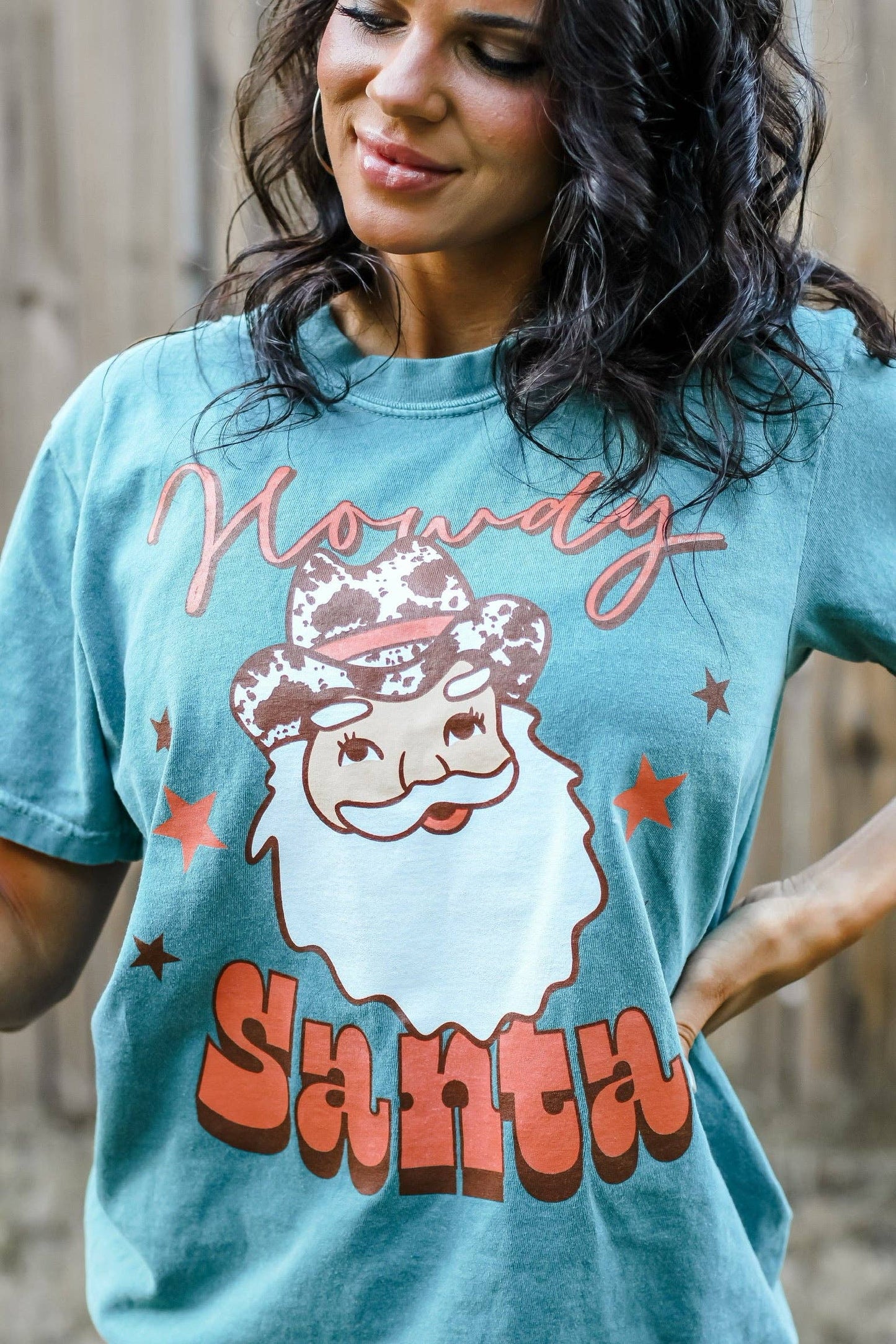 Howdy Santa Short Sleeve Tee