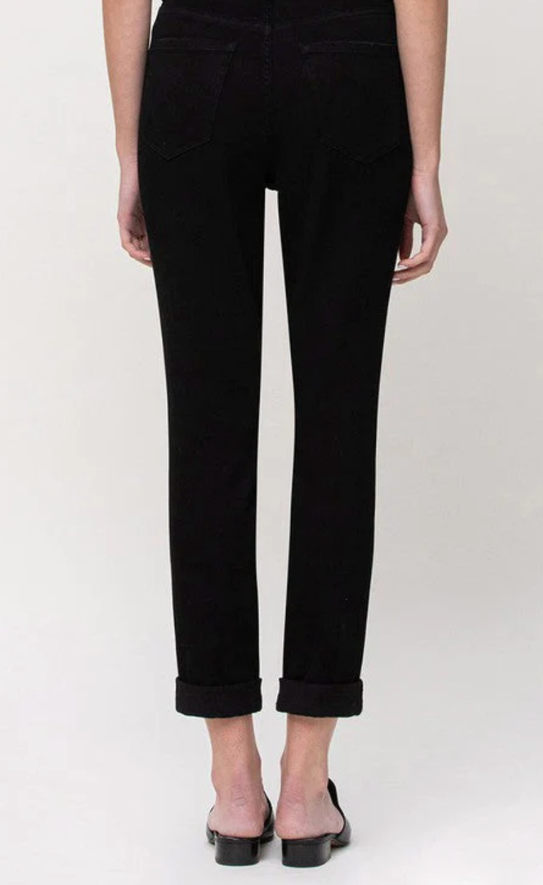 Erika Black Mom Jeans
