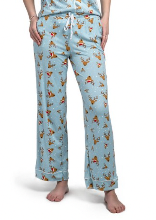 Reindeer Christmas Pajama Pants
