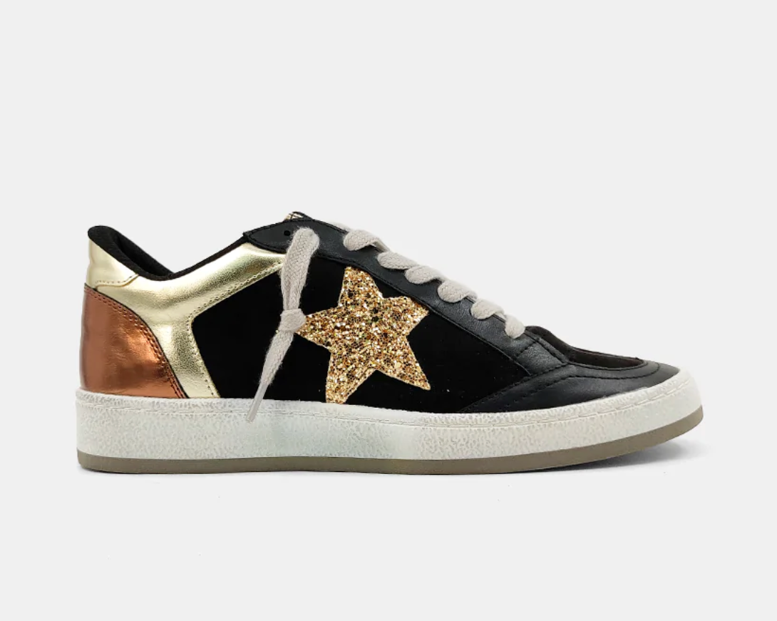 Paz Black Suede Sneakers- Shu Shop