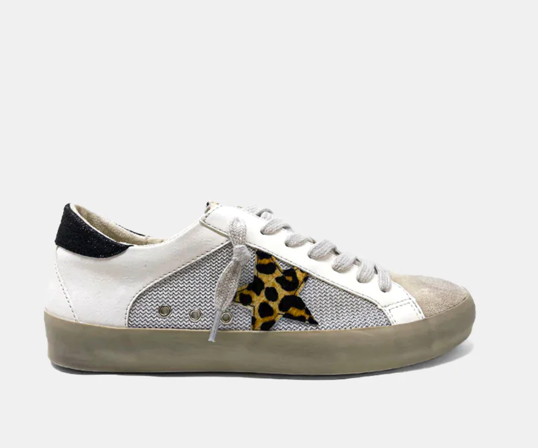 Promise Leopard Print Sneakers- Shu Shop