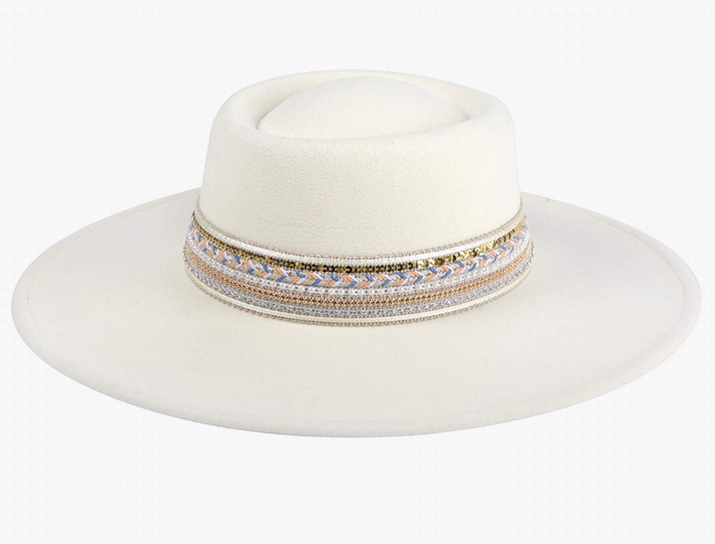 Meg Felt Hat - Ivory