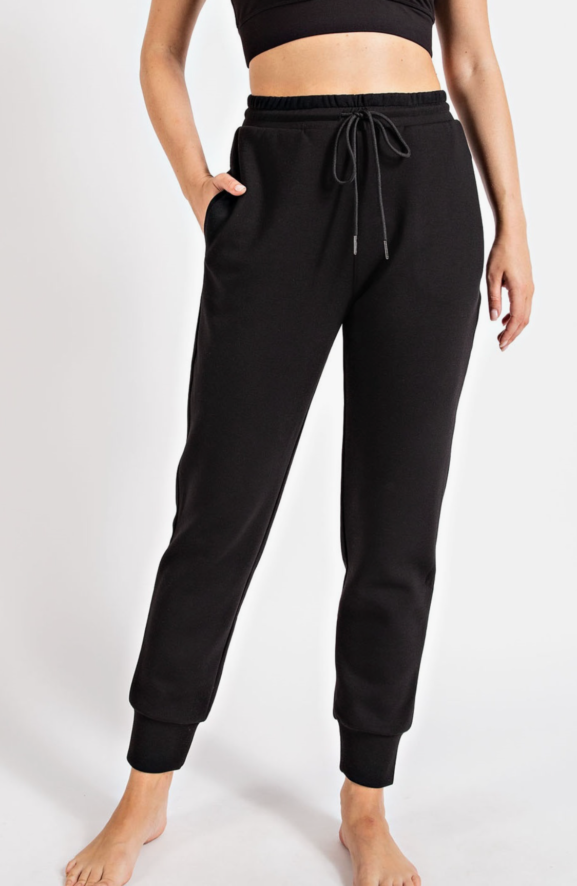 Reese Athletic Jogger Pants - Black