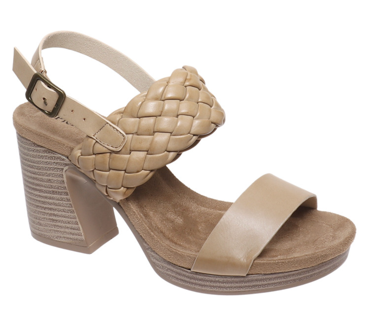 Morgen Braided Wedge Taupe