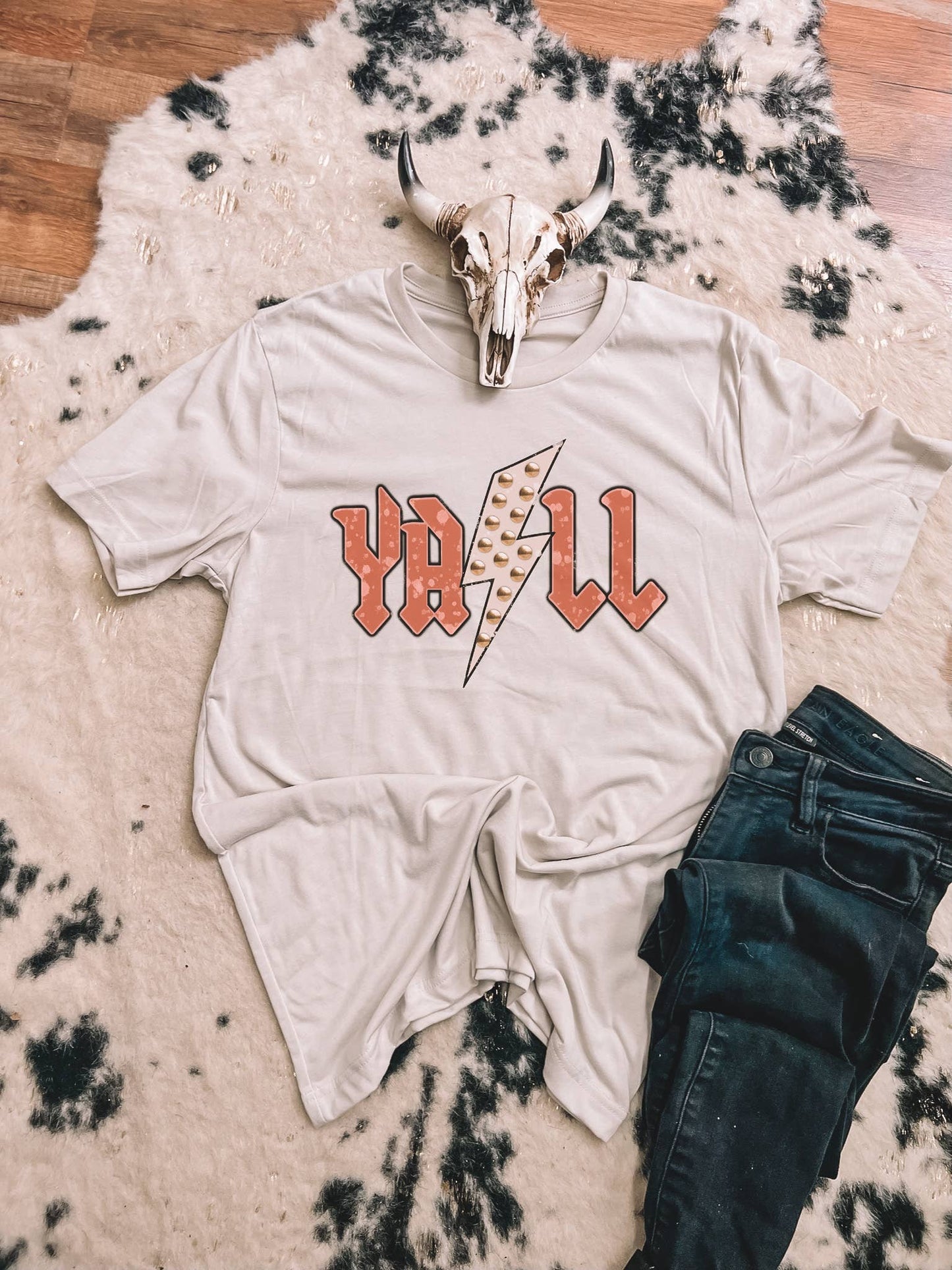 Y'all Studded Tee