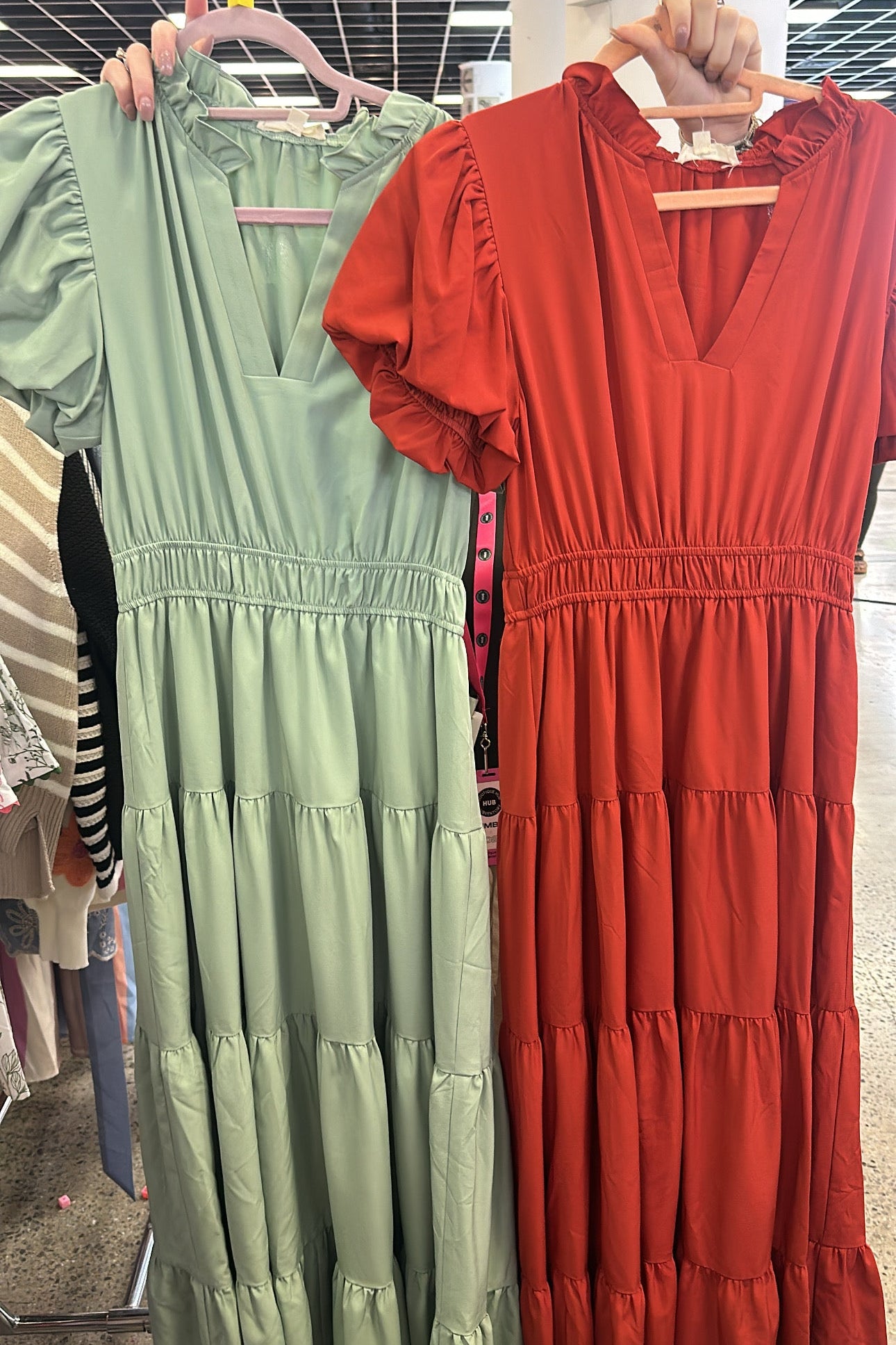 Grace Tiered Maxi Dress - Sage