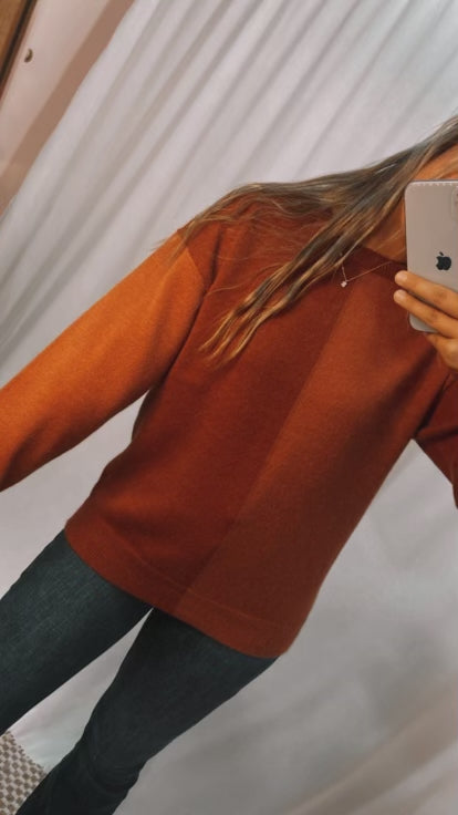 Sarah Muted Colorblock Sweater