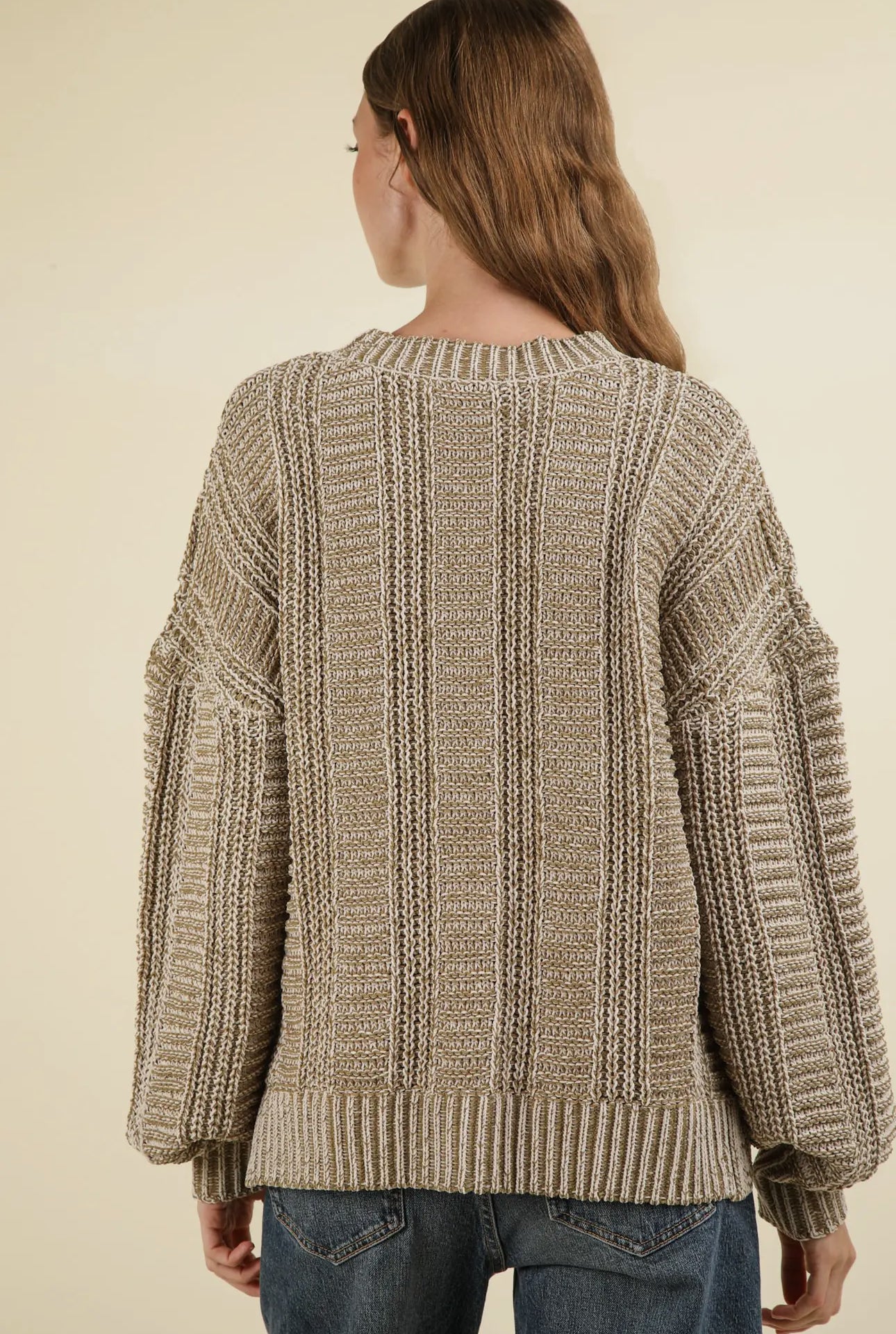 Belle Cozy Sweater - Olive