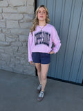 COPPER SADDLE SWEATSHIRT - PINK