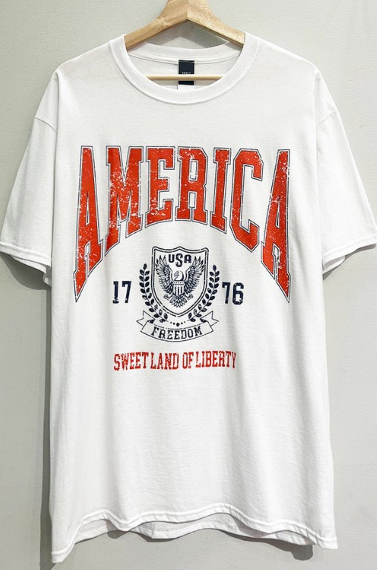 America Oversized Graphic Tee