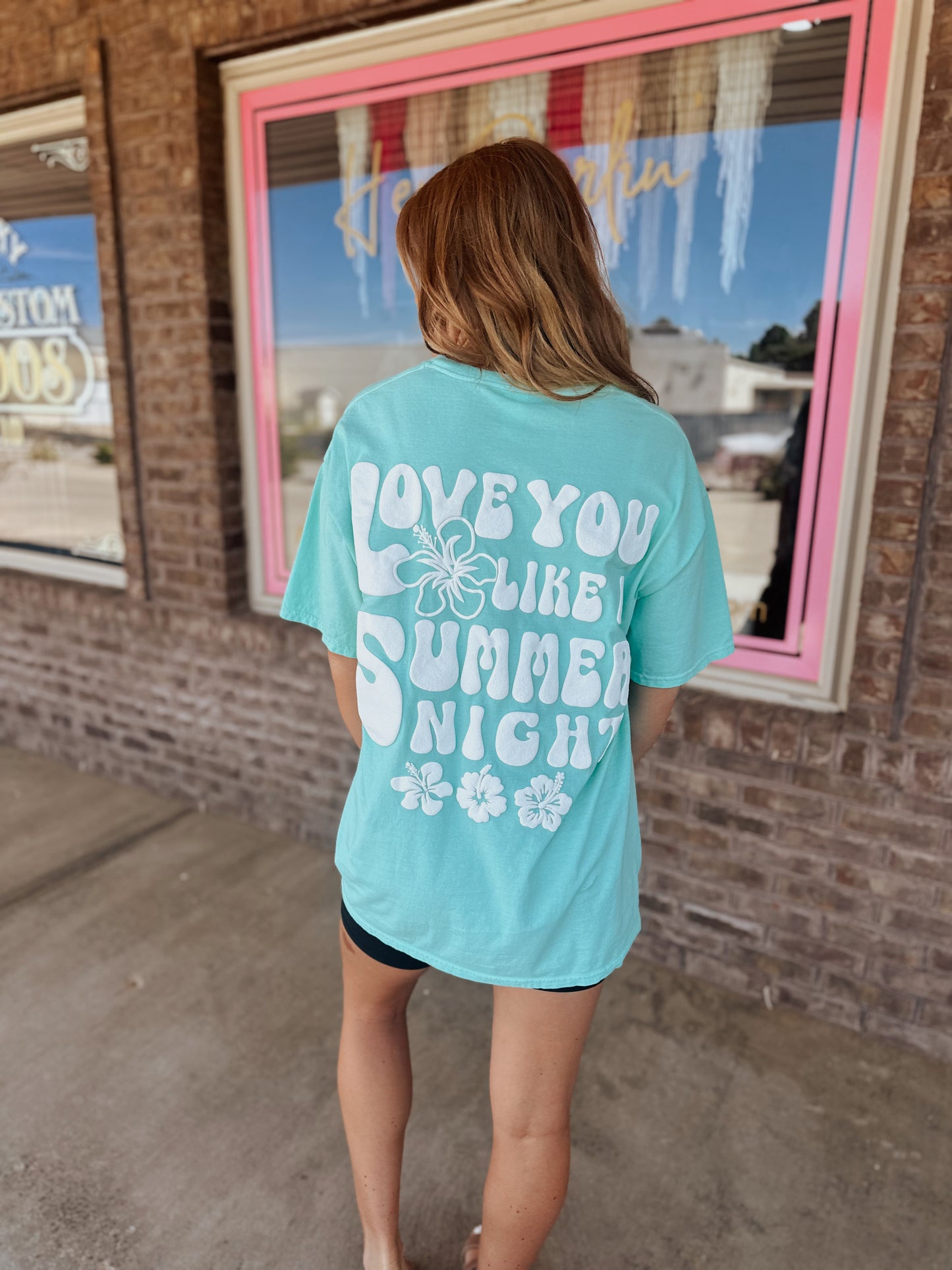 Love You Like A Summer Night - Oversized Tee