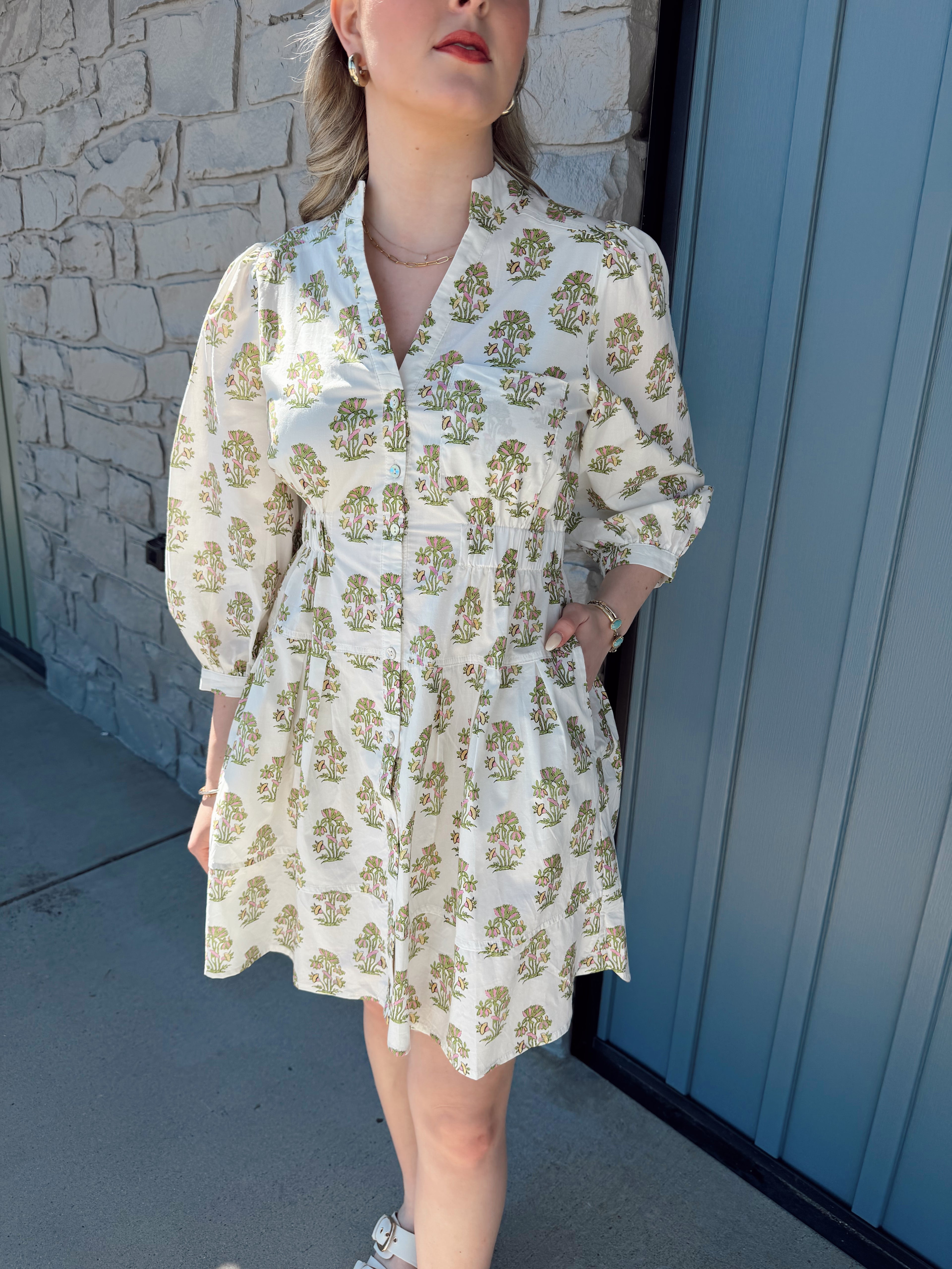 Wimberley Print Dress