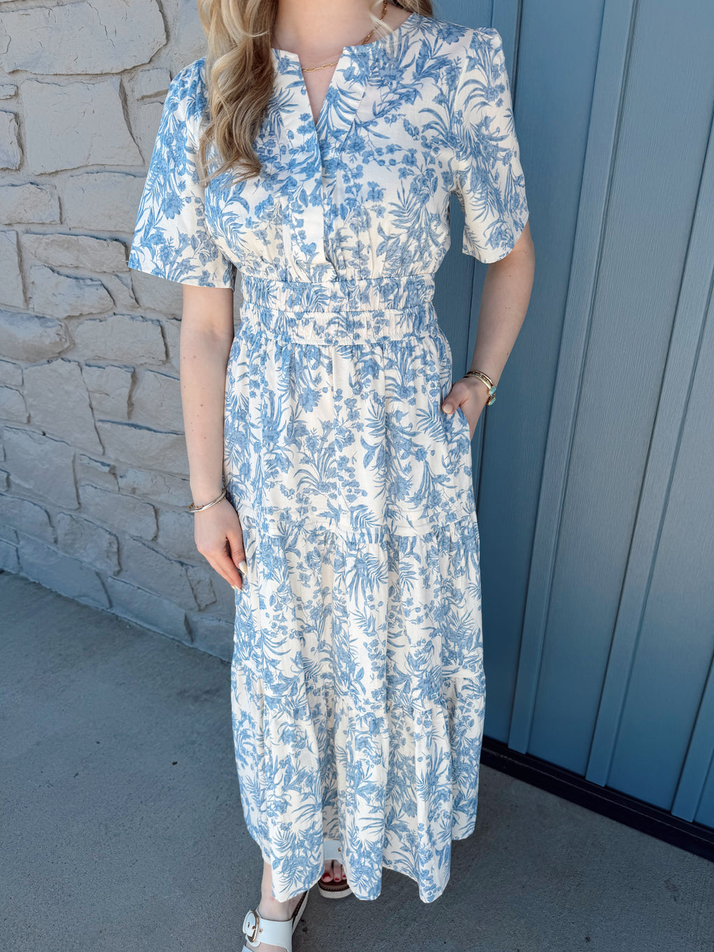 Cheyenne Printed Midi Dress