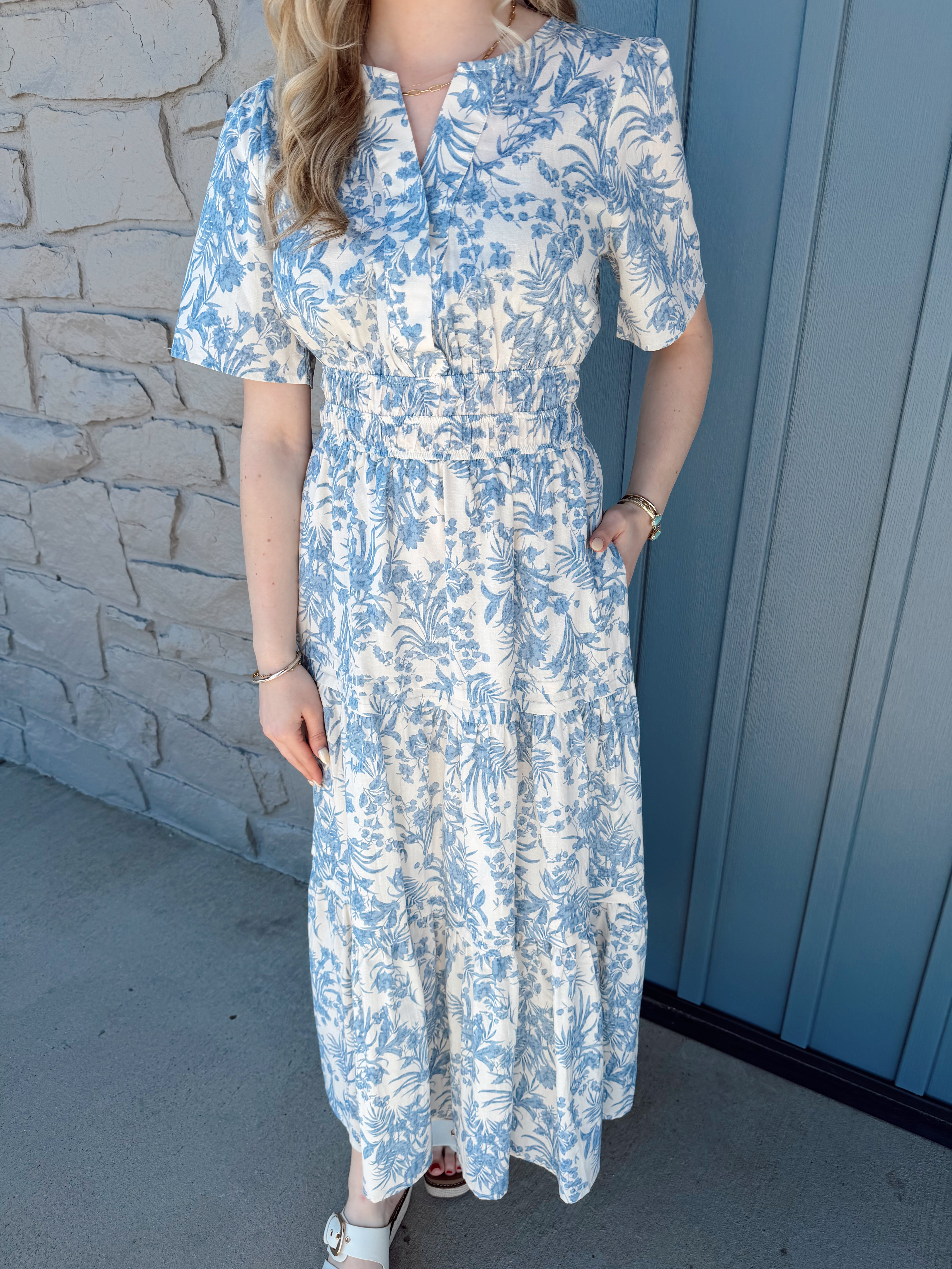 Cheyenne Printed Midi Dress