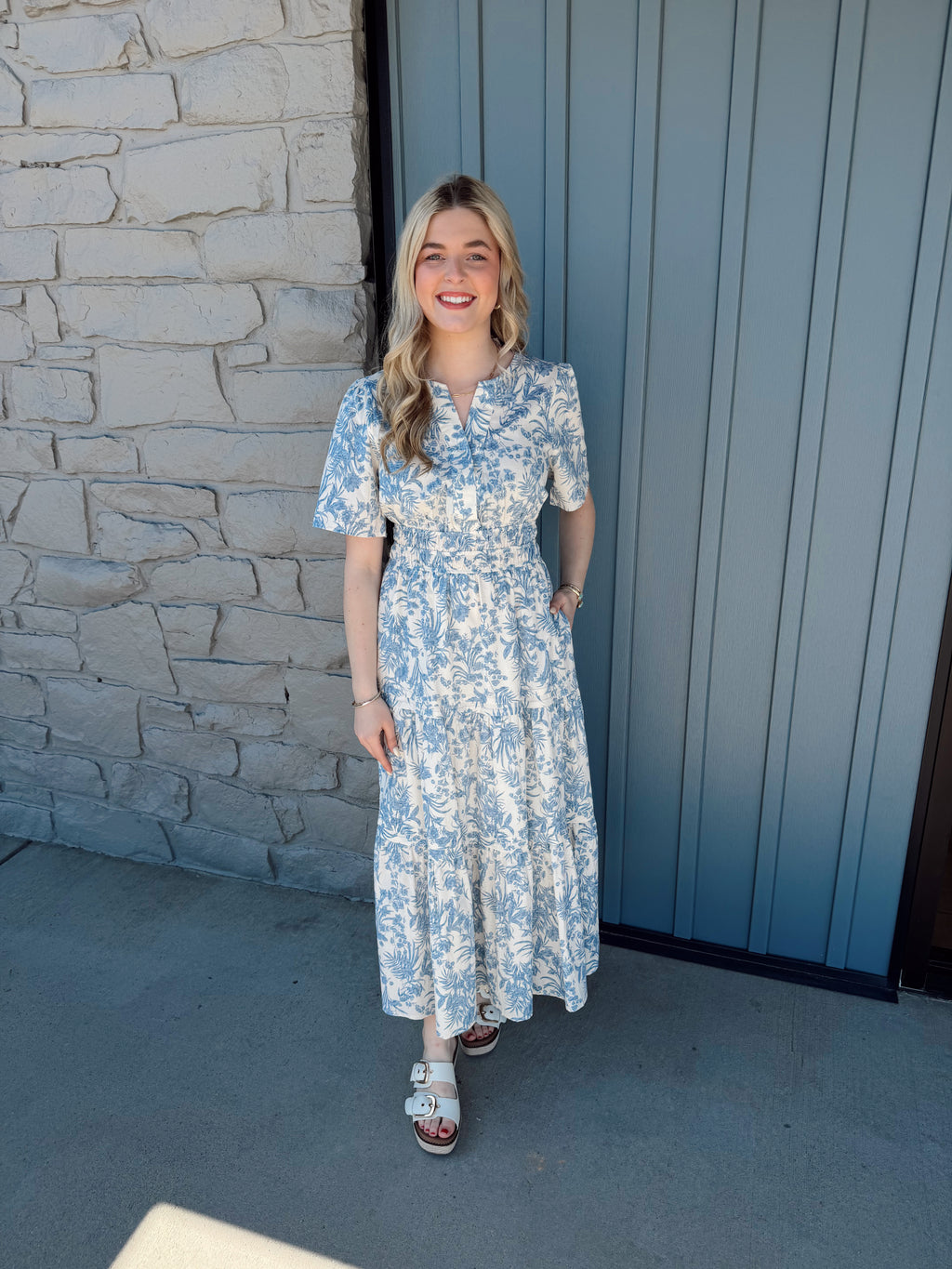 Cheyenne Printed Midi Dress