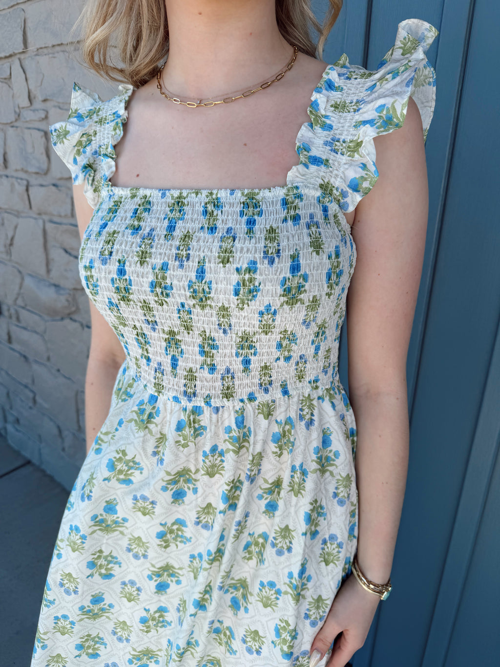 Palmer Patterned Midi Dress