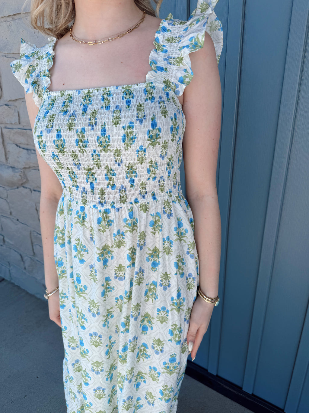 Palmer Patterned Midi Dress