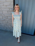 Palmer Patterned Midi Dress