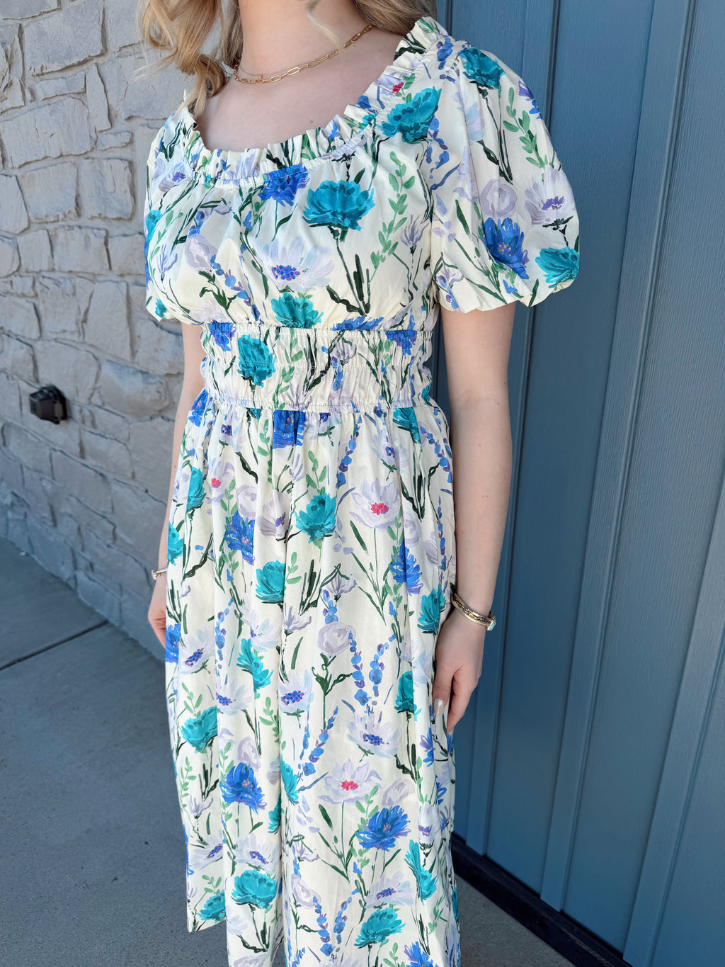 Kate Floral Midi Dress