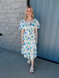 Kate Floral Midi Dress