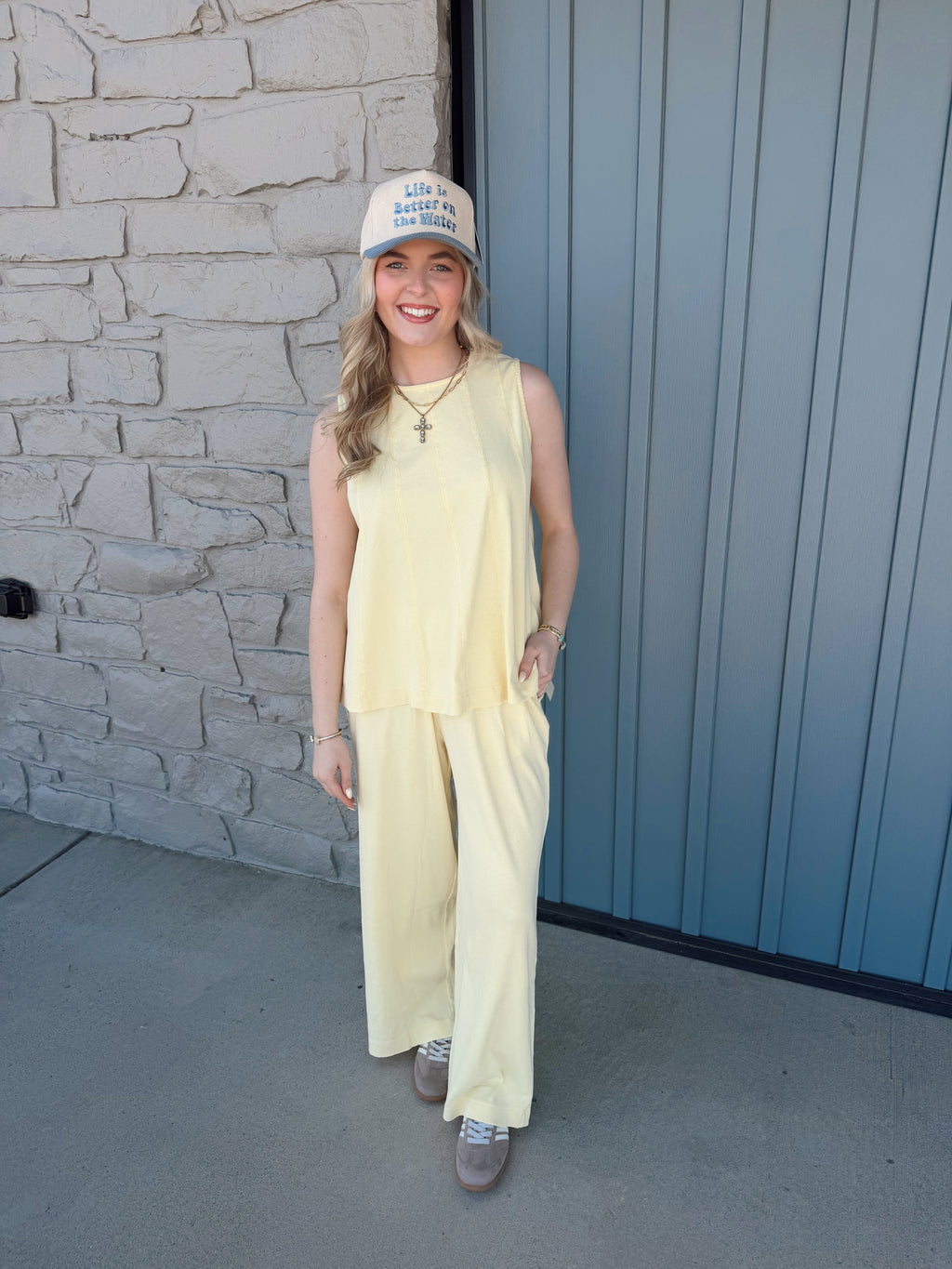 Coastline Cotton Set - BUTTERYELLOW