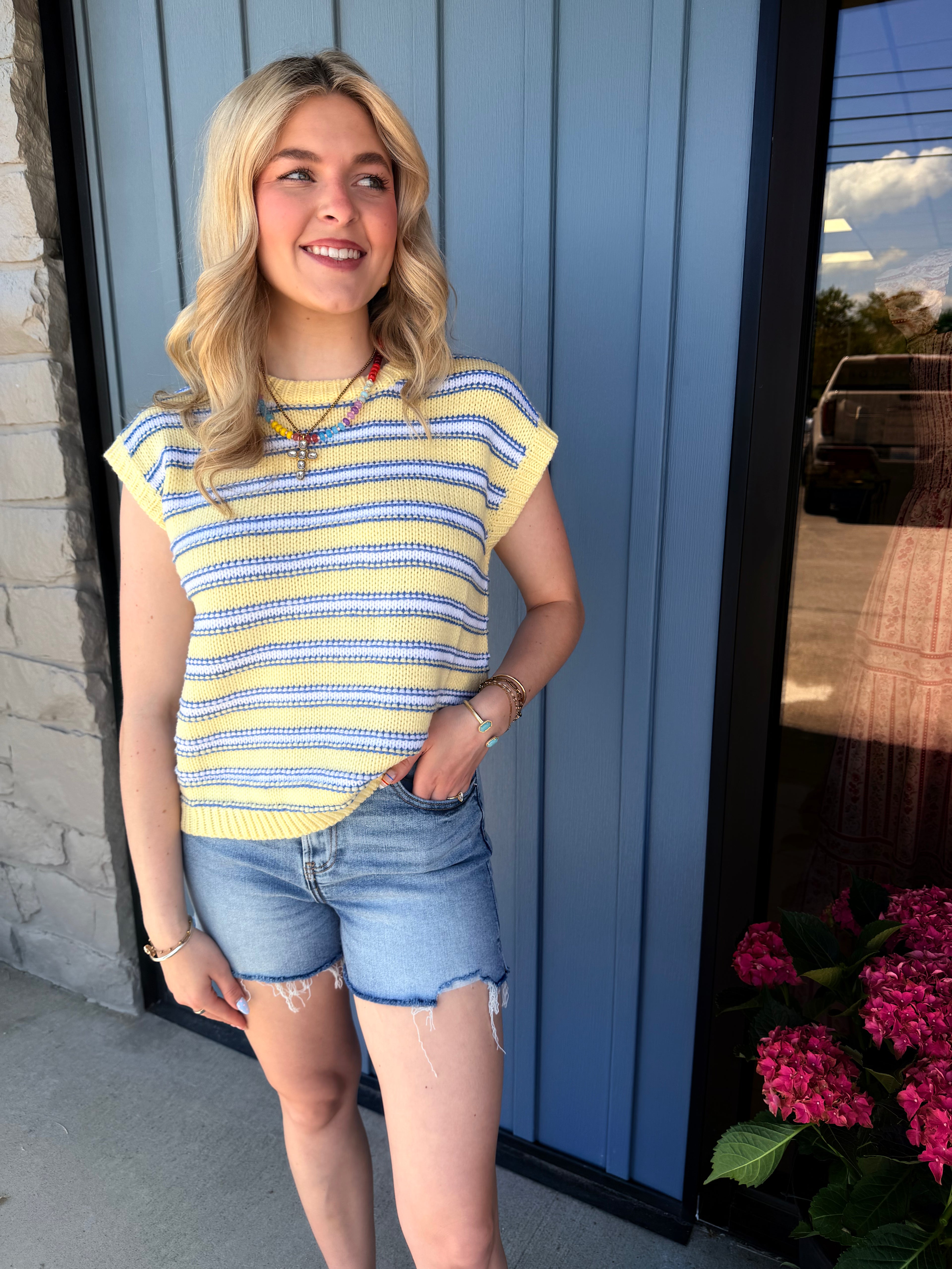 Hadley Striped Sweater Top