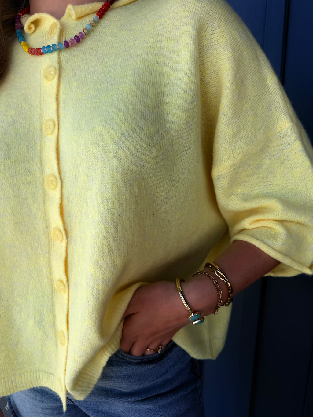 Sammie Butter Yellow Cardi