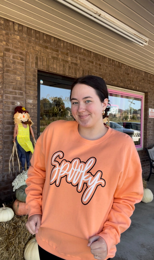 Spooky Sparkle Puff Sweatshirt