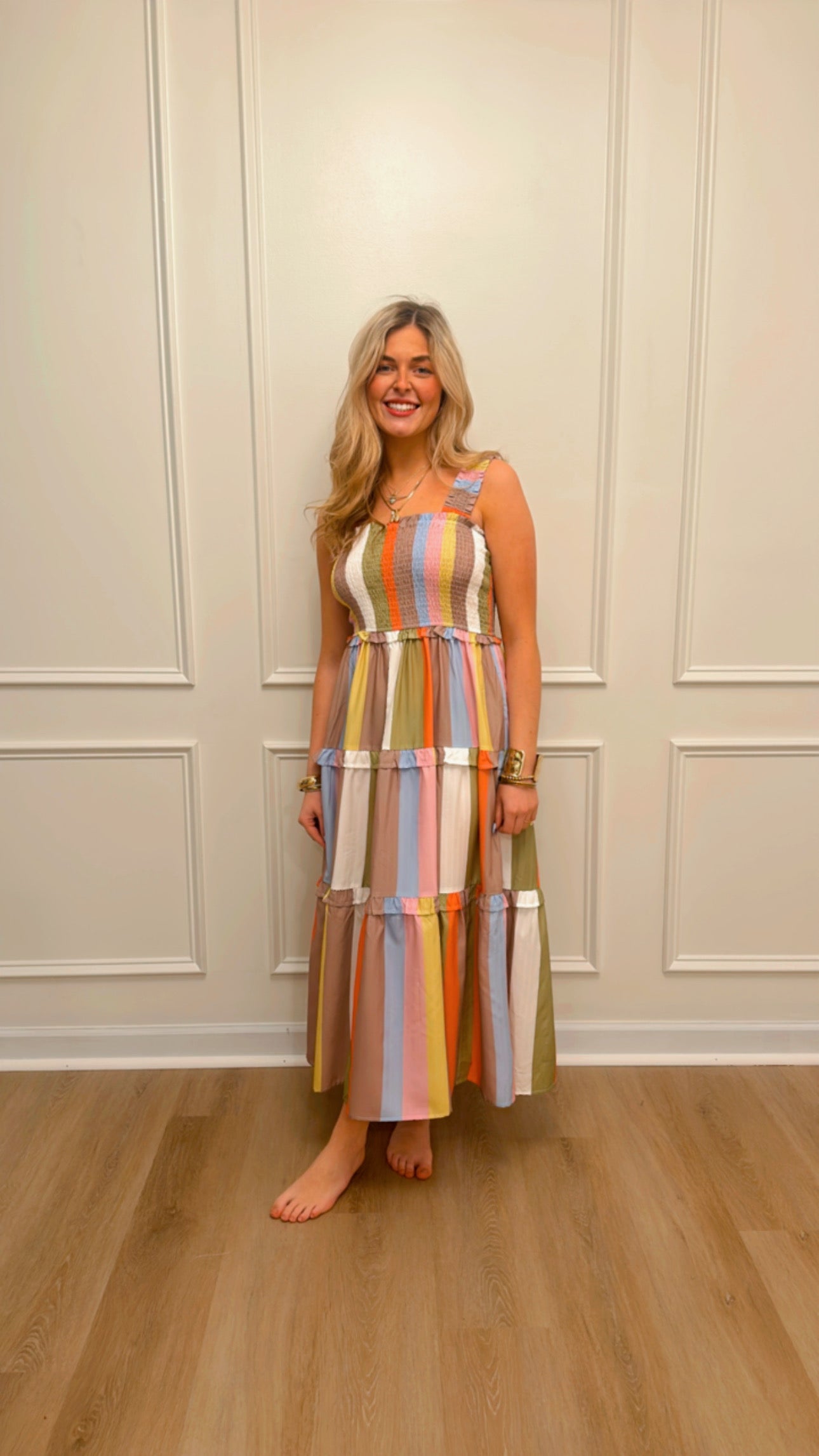 Darcy Multicolor Stripe Dress