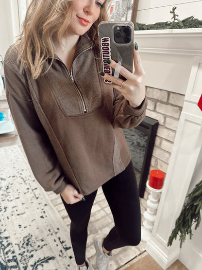 Hannah Half Zip Pullover