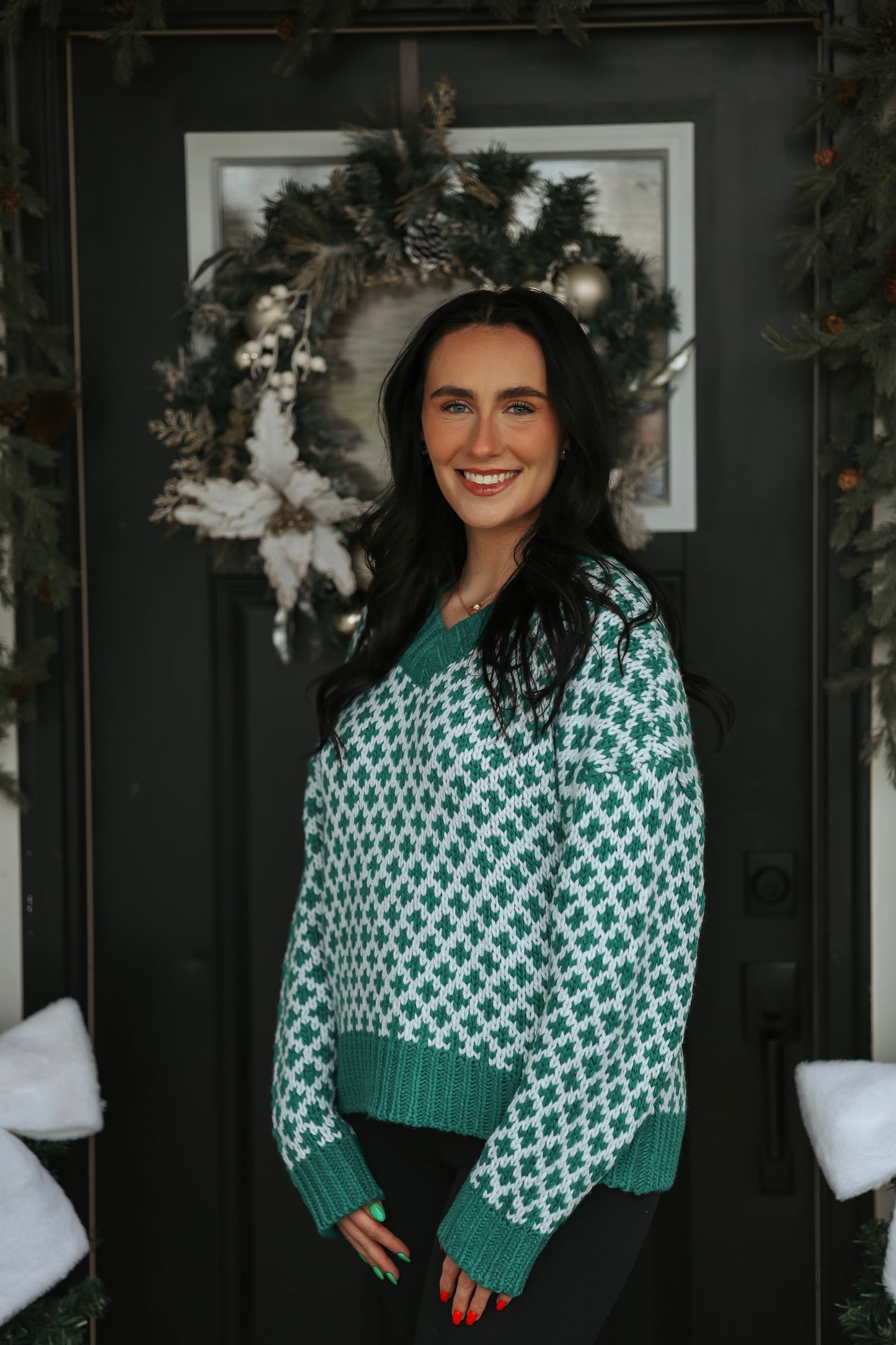 Evelyn Oversized Sweater - K Green