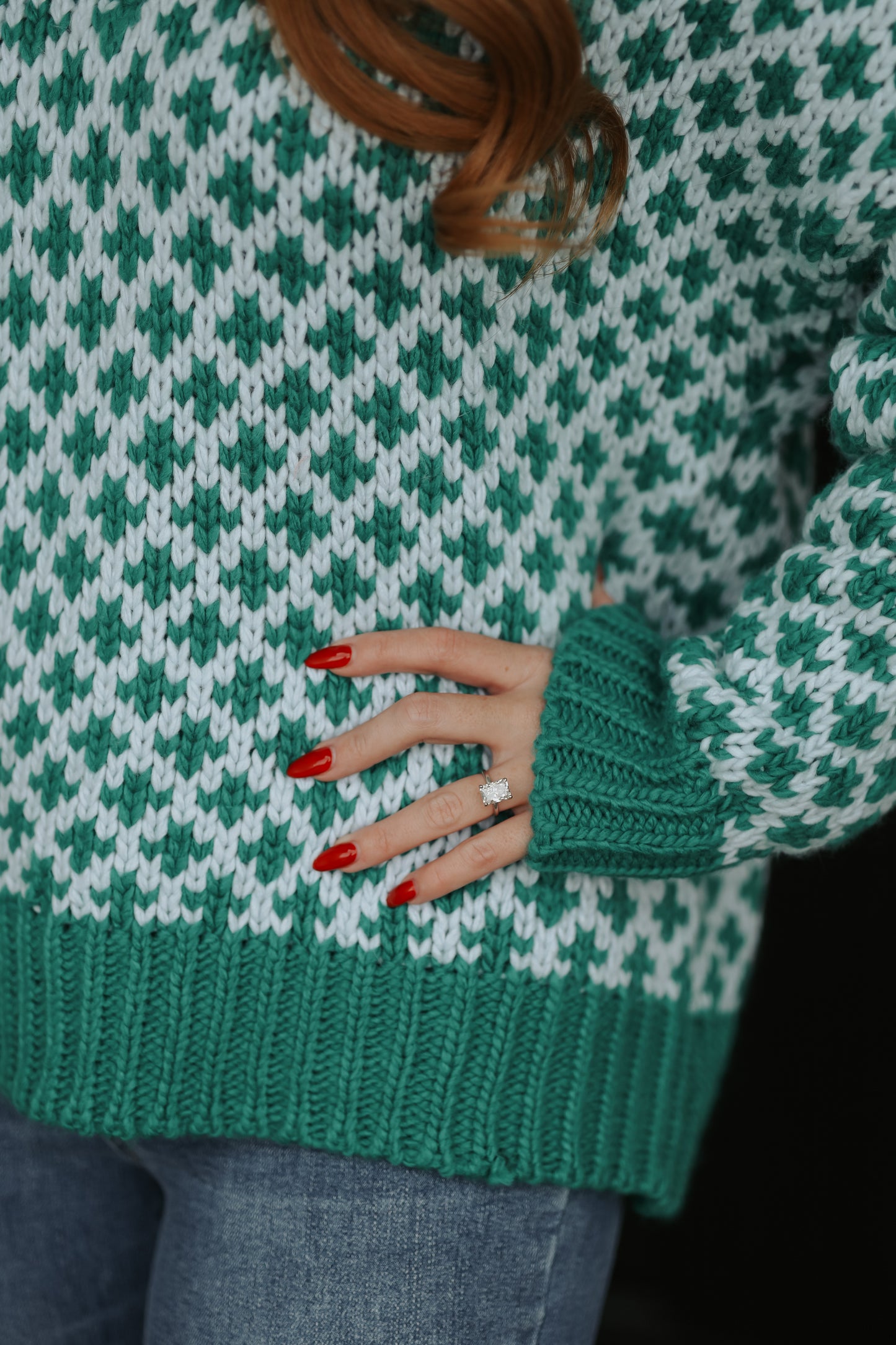 Evelyn Oversized Sweater - K Green