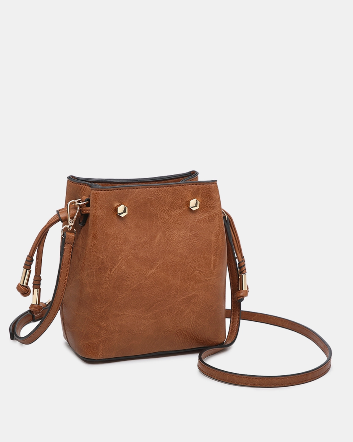 Rain Mini Bucket Bag - Brown