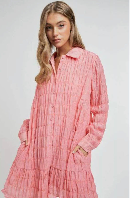 Thought You Should Know Textured Dress