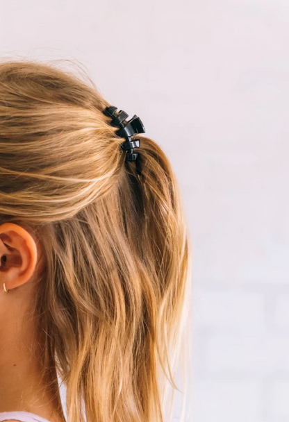 Tiny Teleties Coconut White Hair Clip