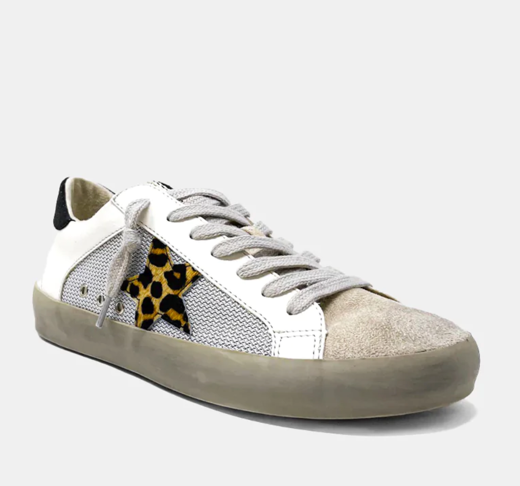 Promise Leopard Print Sneakers- Shu Shop