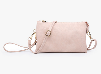 Riley Wristlet/Crossbody - LT Pink