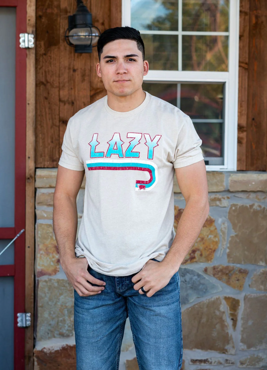 Lazy J Ranch Wear Fire J Short Sleeve T-Shirt